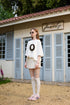 Simple Letter Flocking Cool All-Match Loose Short-Sleeved T-Shirt